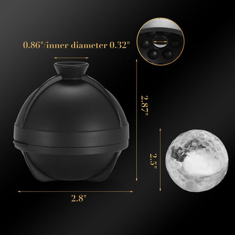 ACOOKEE BPA-free ice mold ensures safe, reusable ice spheres for drinks.