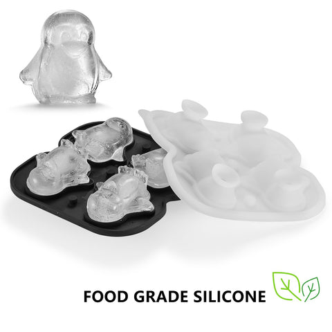 ACOOKEE large penguin mold creates 2.2-inch penguin ice for dramatic drinks.