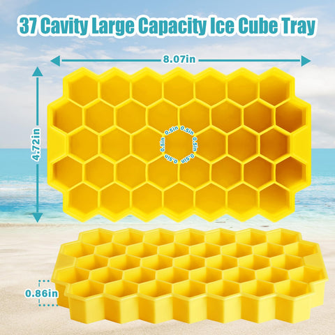 Acosexy freezer-friendly ice tray makes quick cooling for beverages.