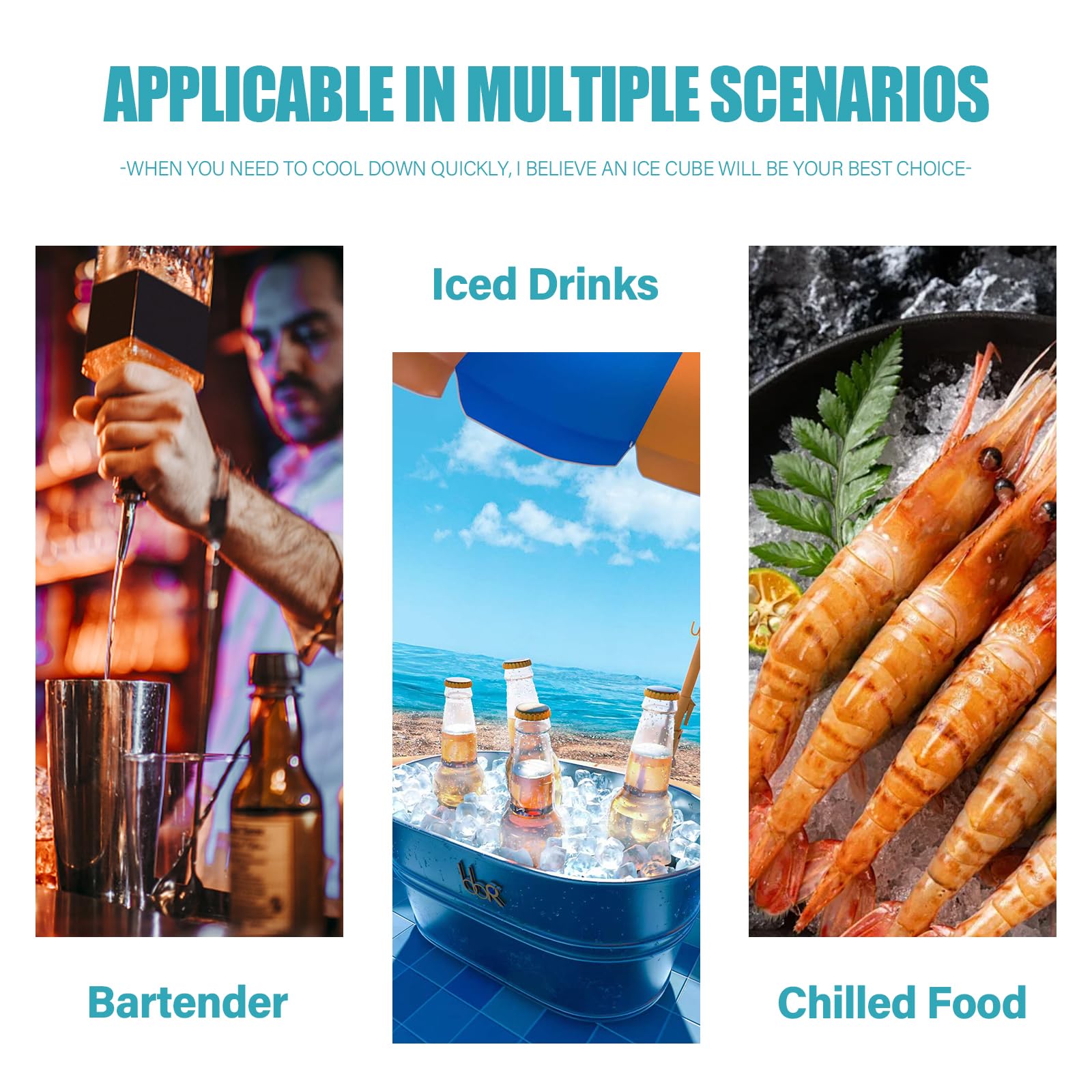 Acosexy popsicle mold and ice tray set for creative summer snacks.