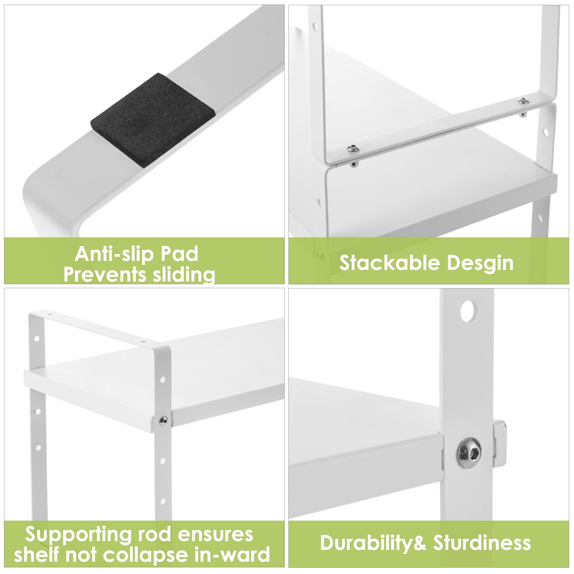 Across-Star easy install with no drilling and included hardware for quick setup.