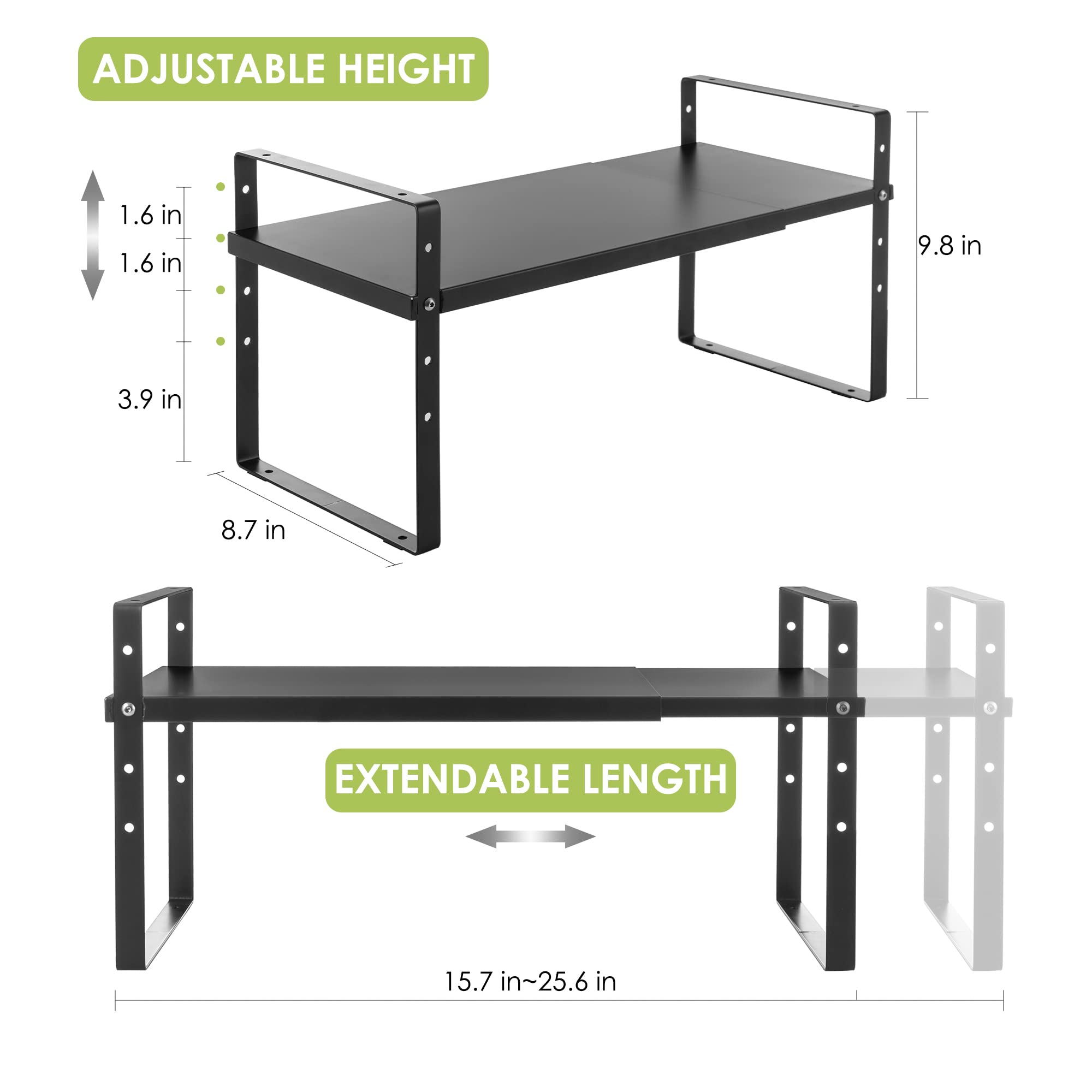 Across-Star easy-install design with no drilling and non-slip feet for stability.