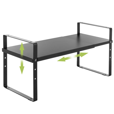Across-Star expandable shelf showing adjustable length for flexible storage.