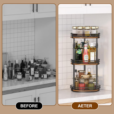 Open design provides clear visibility and quick selection at a glance.