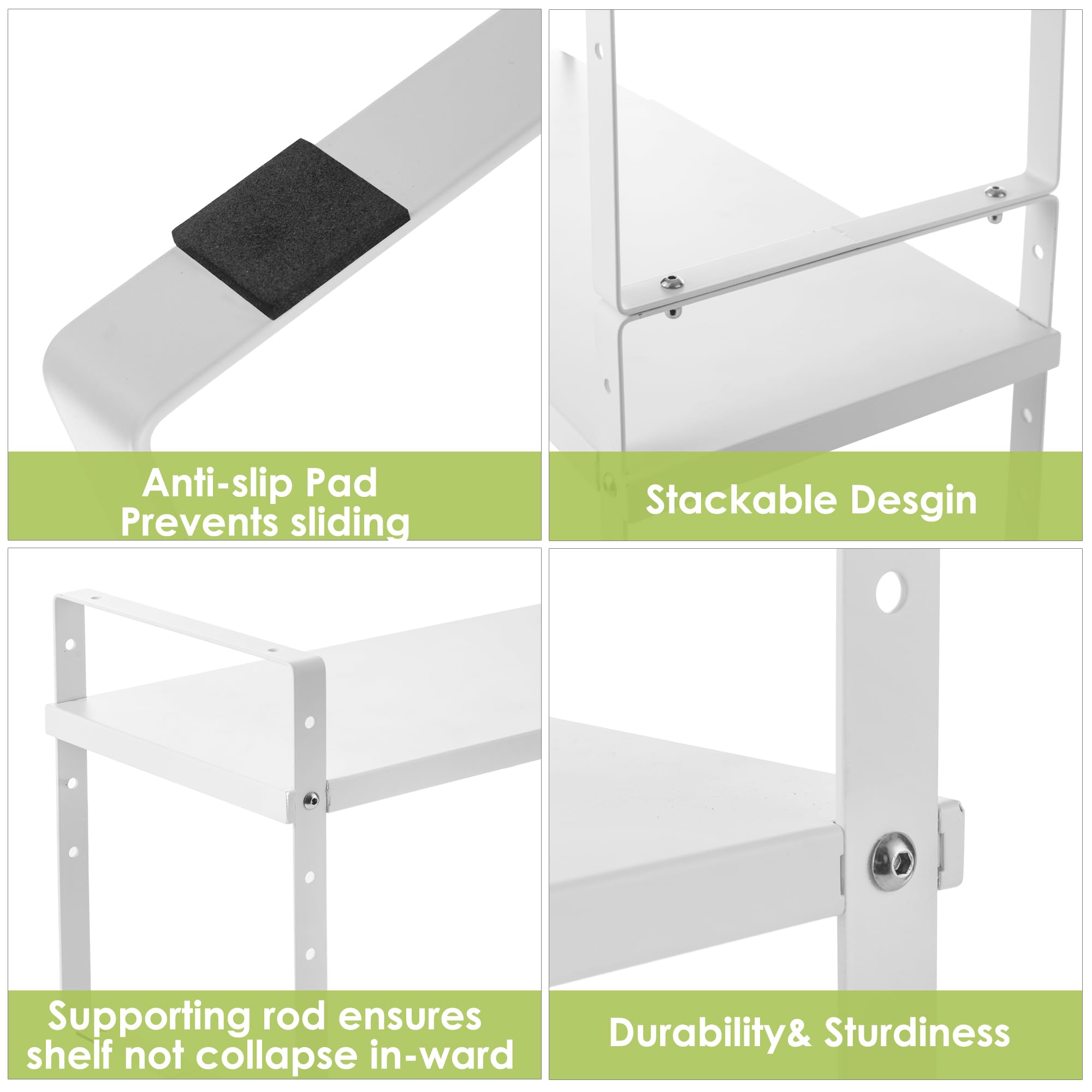 Across-Star Non-slip suction feet prevent sliding on countertops