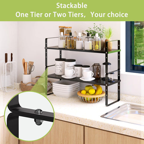 Across-Star spice rack organization offers easy access and neat arrangement.