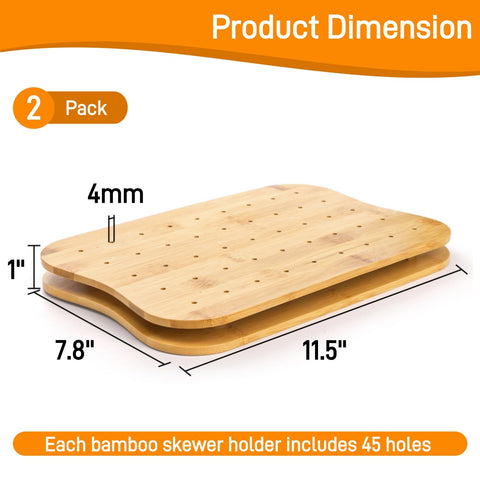 Acshio fruit kabob display stand showcases appetizers neatly