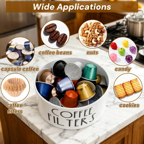 Gift-ready Acshio organizer for coffee lovers and home cooks