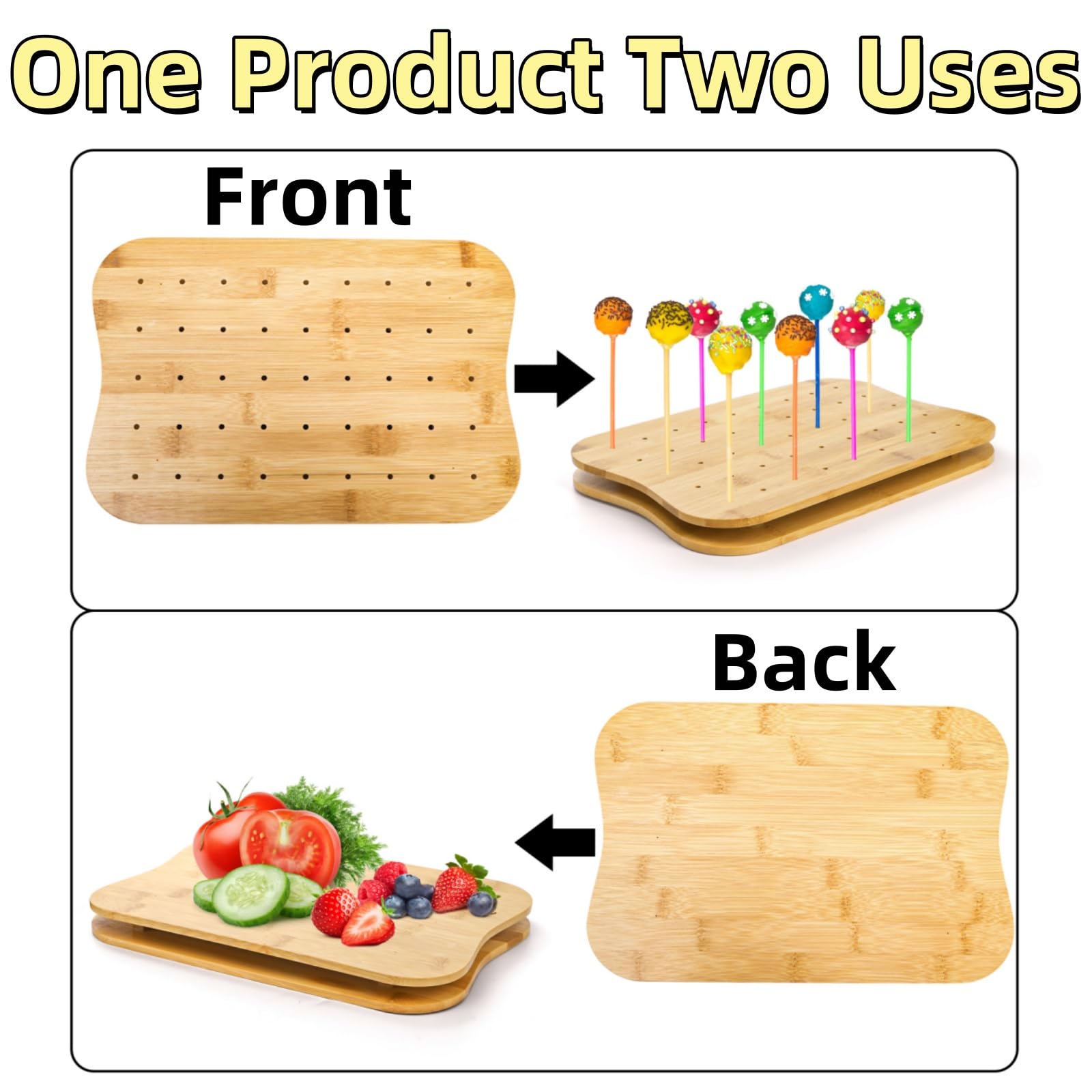 Acshio party catering display board helps guests choose skewers easily