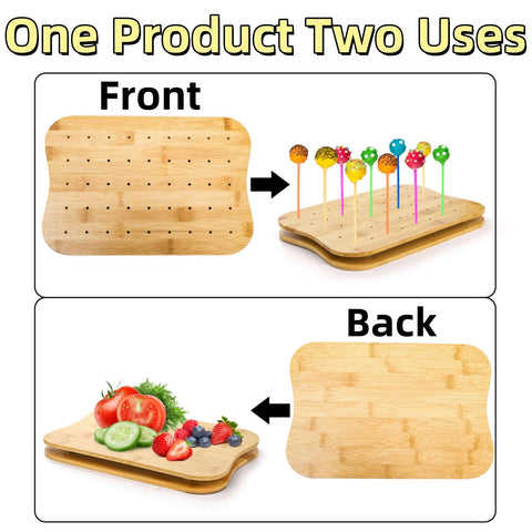 Acshio party catering display board helps guests choose skewers easily