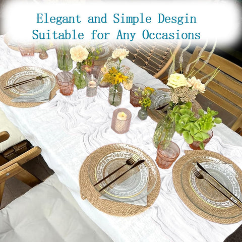 ACSUIT easy-care table runner suitable for reuse after events