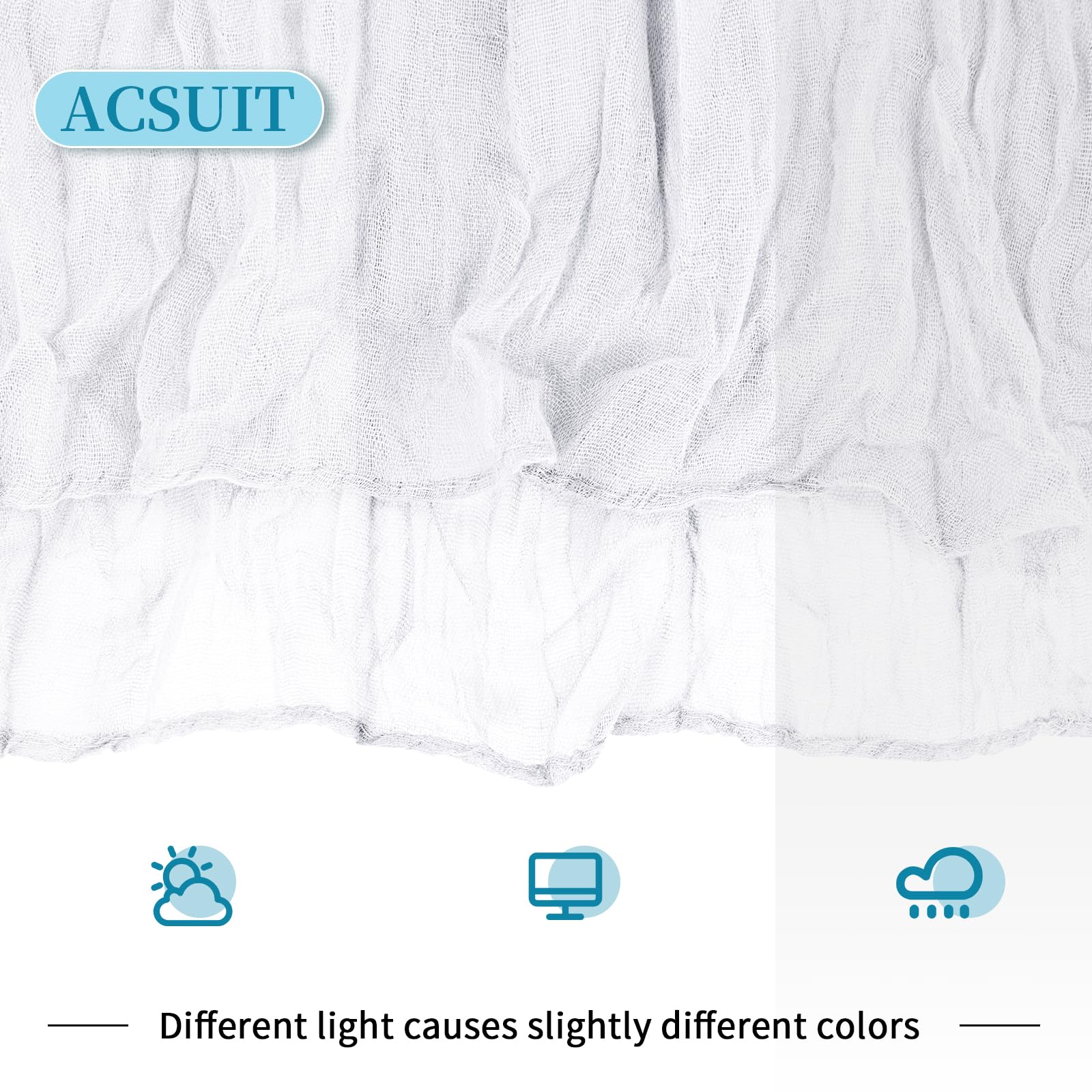 ACSUIT semi-sheer fabric creating warm ambience with candles and flowers