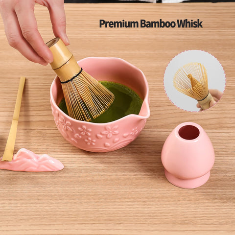 Actbaby Matcha Whisk Set rustproof sifter ensures smooth tea with fine filtration.