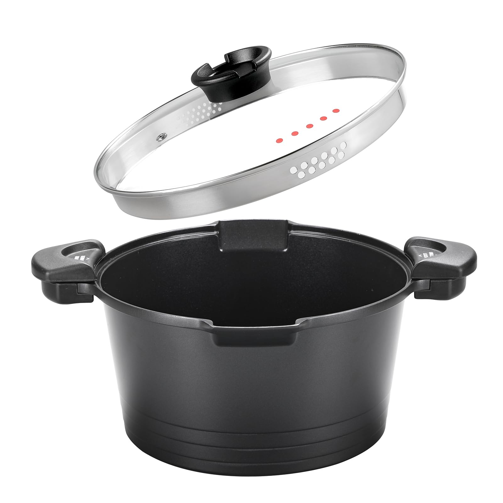 ACTIV CUISINE sleek black design adds style to kitchen tasks.