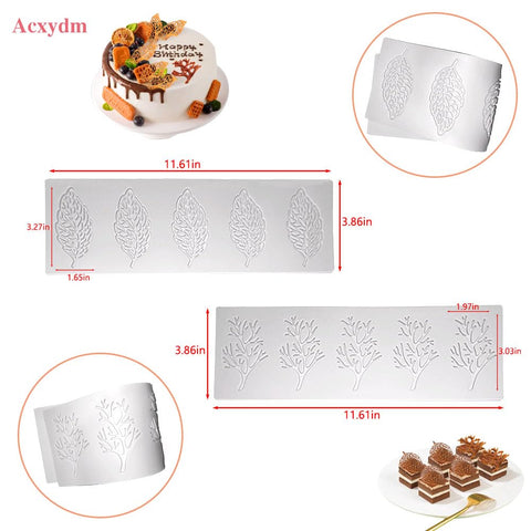 Acxydm silicone leaf mold set simplifies resin crafts and soap projects with clear textures.