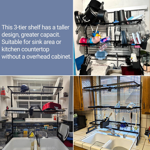 ADBIU black metal finish provides rust resistance and easy cleaning.