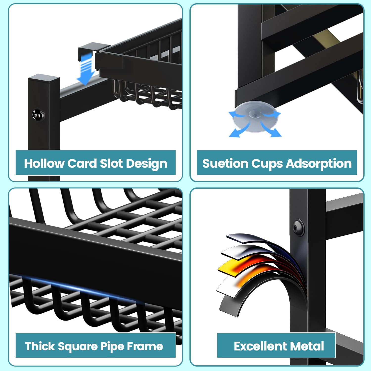 ADBIU two-tier setup frees counter space when drying.
