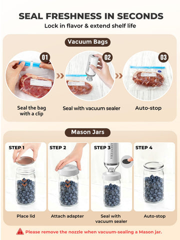ADENVERA intelligent auto-stop feature helps precise sealing without guesswork.