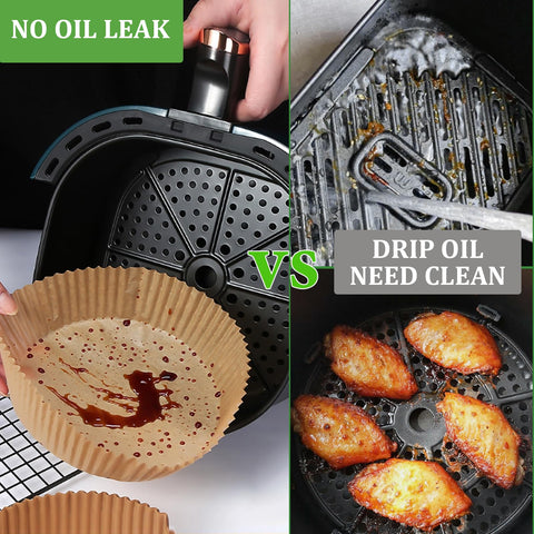Adhjito disposable air fryer liners simplify post-cook cleanup and prevent residue buildup.