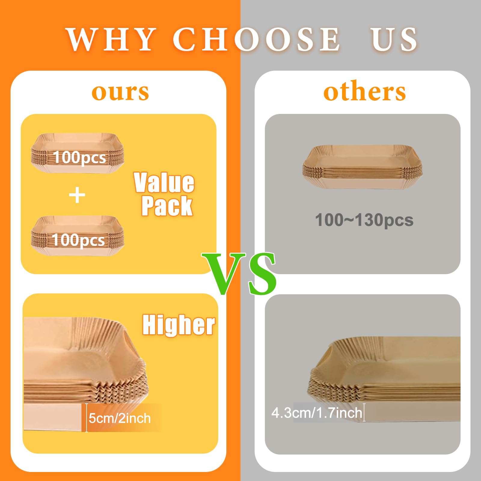 Adhjito higher-side liners provide better protection during air frying