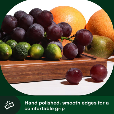 ADMKERS acacia cutting board ideal for carving meats and arranging cheeses