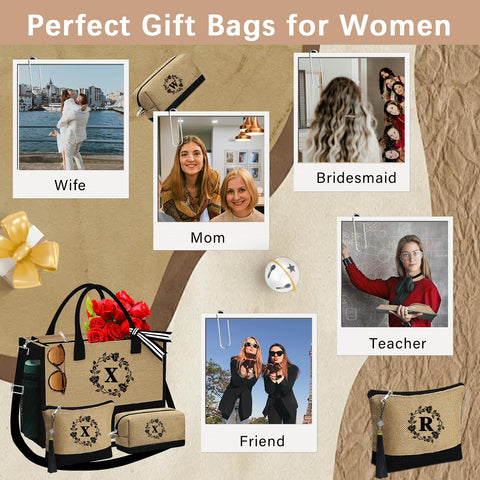 Adoryoung tote features reinforced seams and bottom board for long-lasting use.