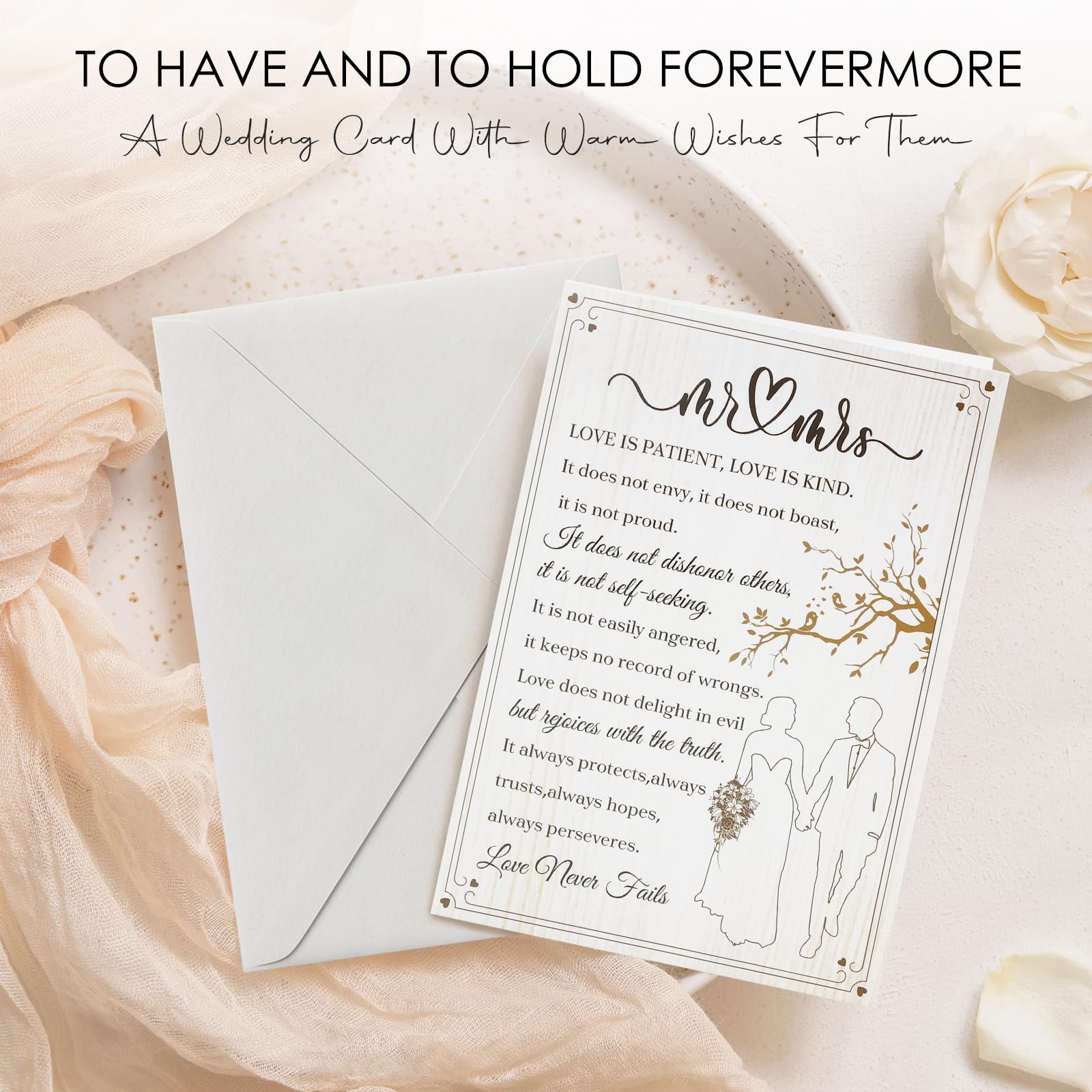Adwaita greeting card offers space to write heartfelt wishes