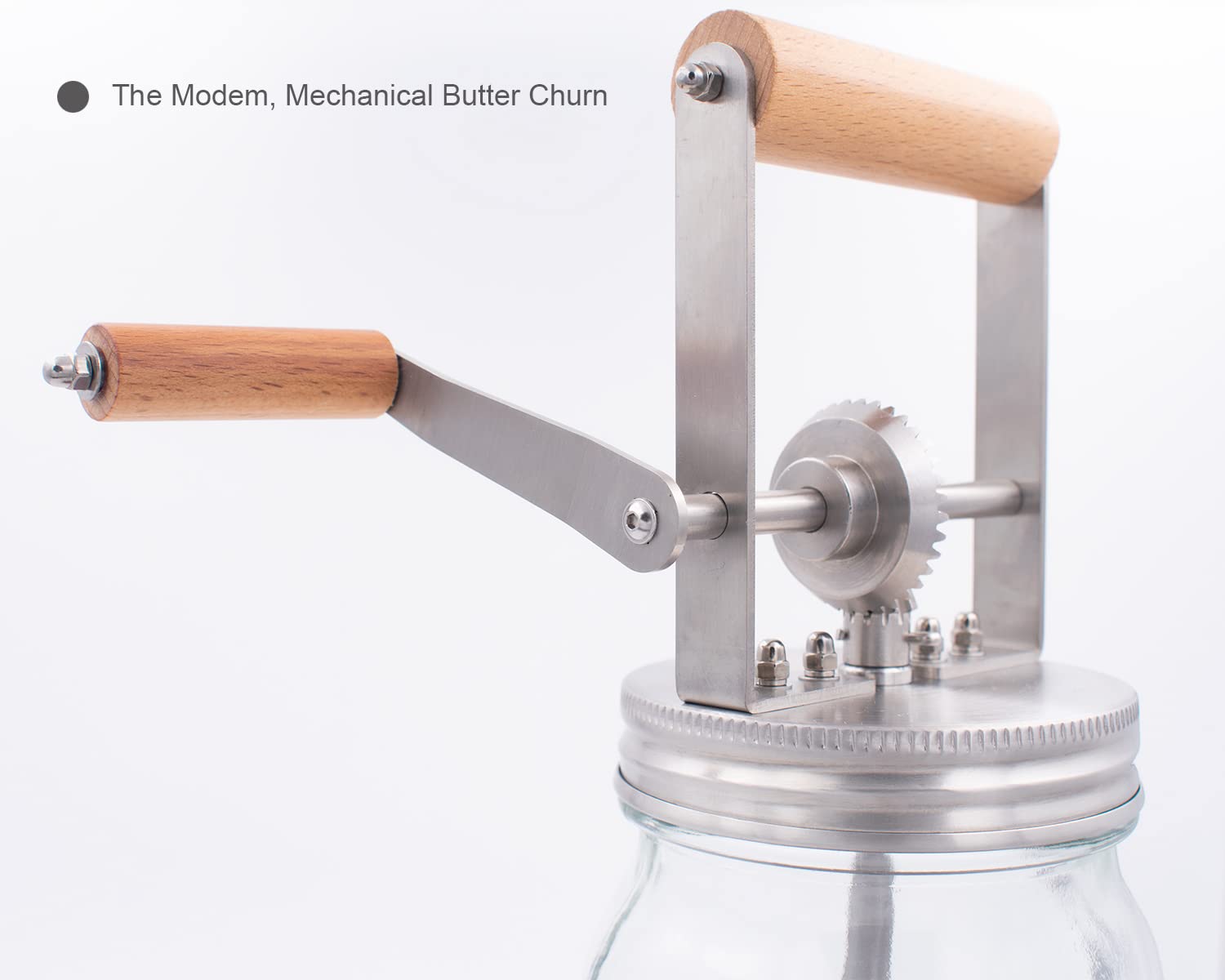 Aeaker Butter Churner stainless paddle delivers smooth, creamy results during churning