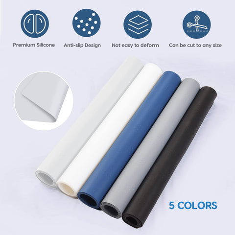 AECHY easy-clean silicone mat wipes clean with soap and water