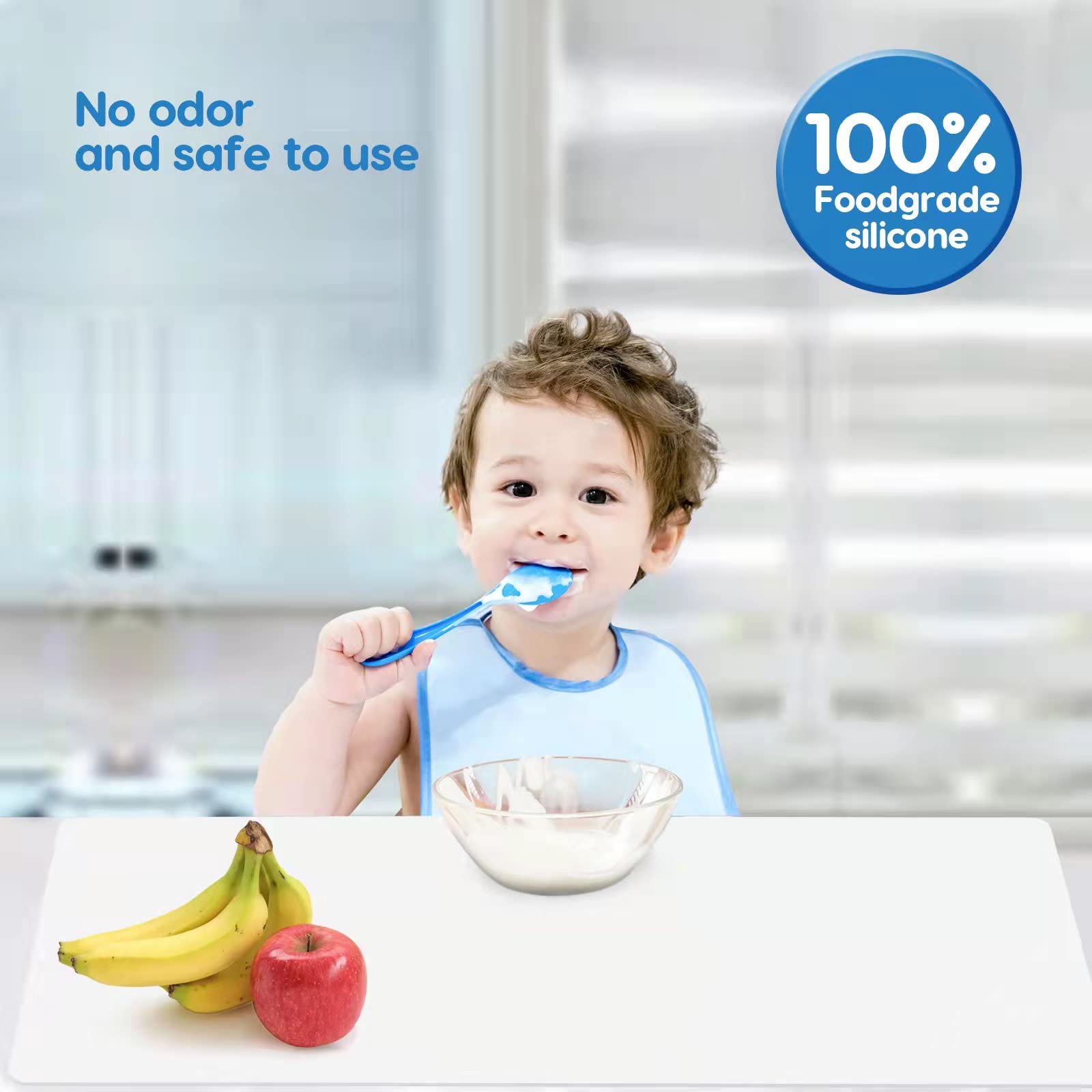 AECHY multi-use silicone mat supports kitchen and work tasks