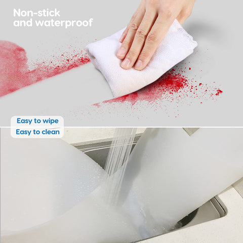 AECHY roll-up silicone mat stores compactly when not in use