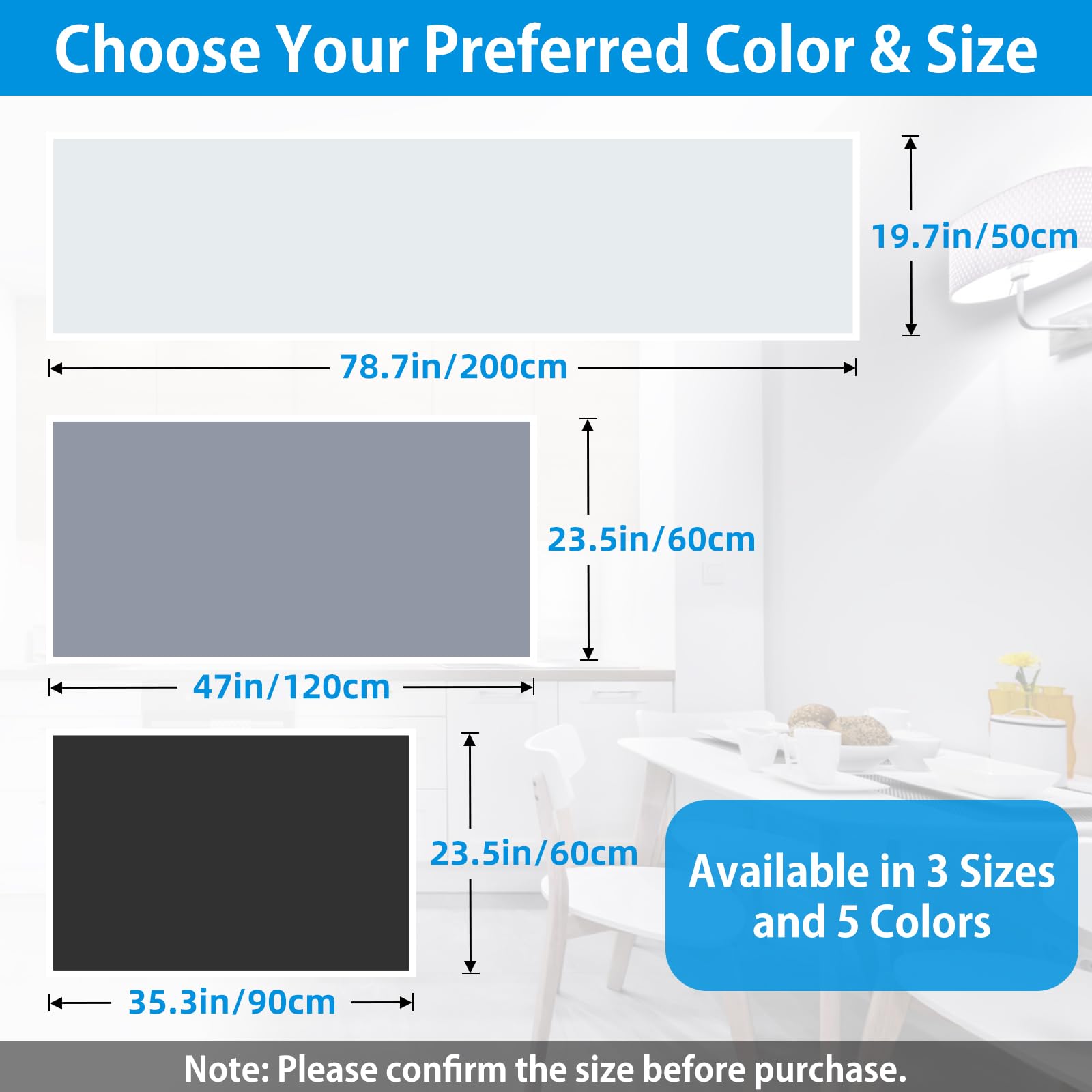 AECHY silicone counter mat on a counter protecting from heat and spills