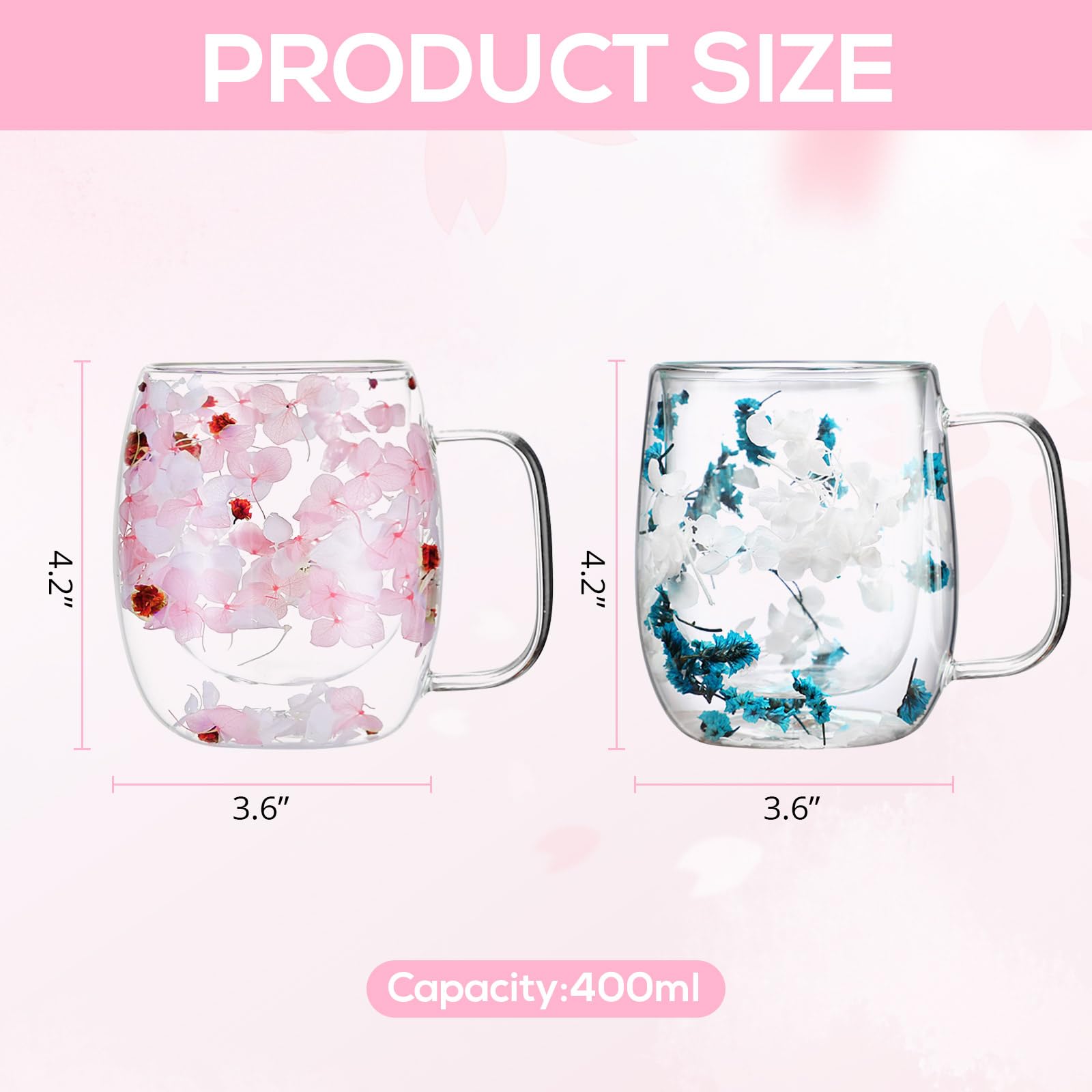 AecveXong ergonomic handle glass mug for comfortable daily use