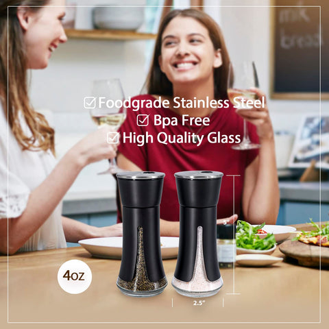 Aelga ergonomic non slip grip shaker improves comfortable pouring.