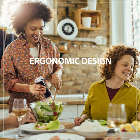 Aelga modern stainless steel lid adds chic decor to any table.