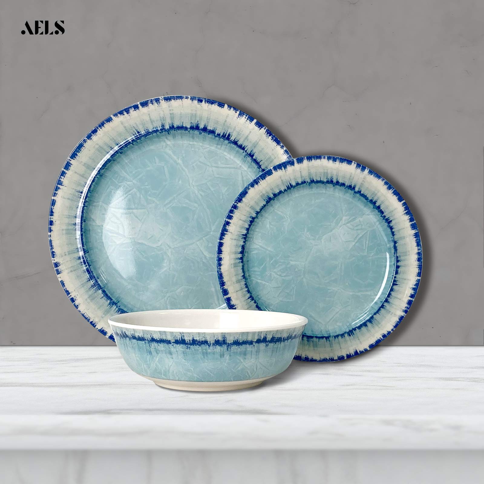 AELS melamine bowls, sturdy and easy to grip for meals and snacks