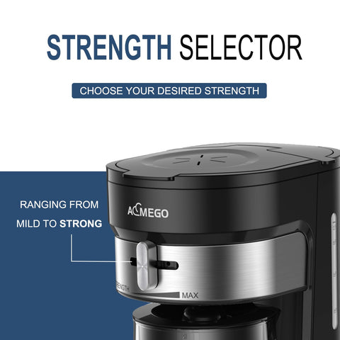 AEMEGO auto shut-off ensures safe, unattended brewing after the cycle completes.