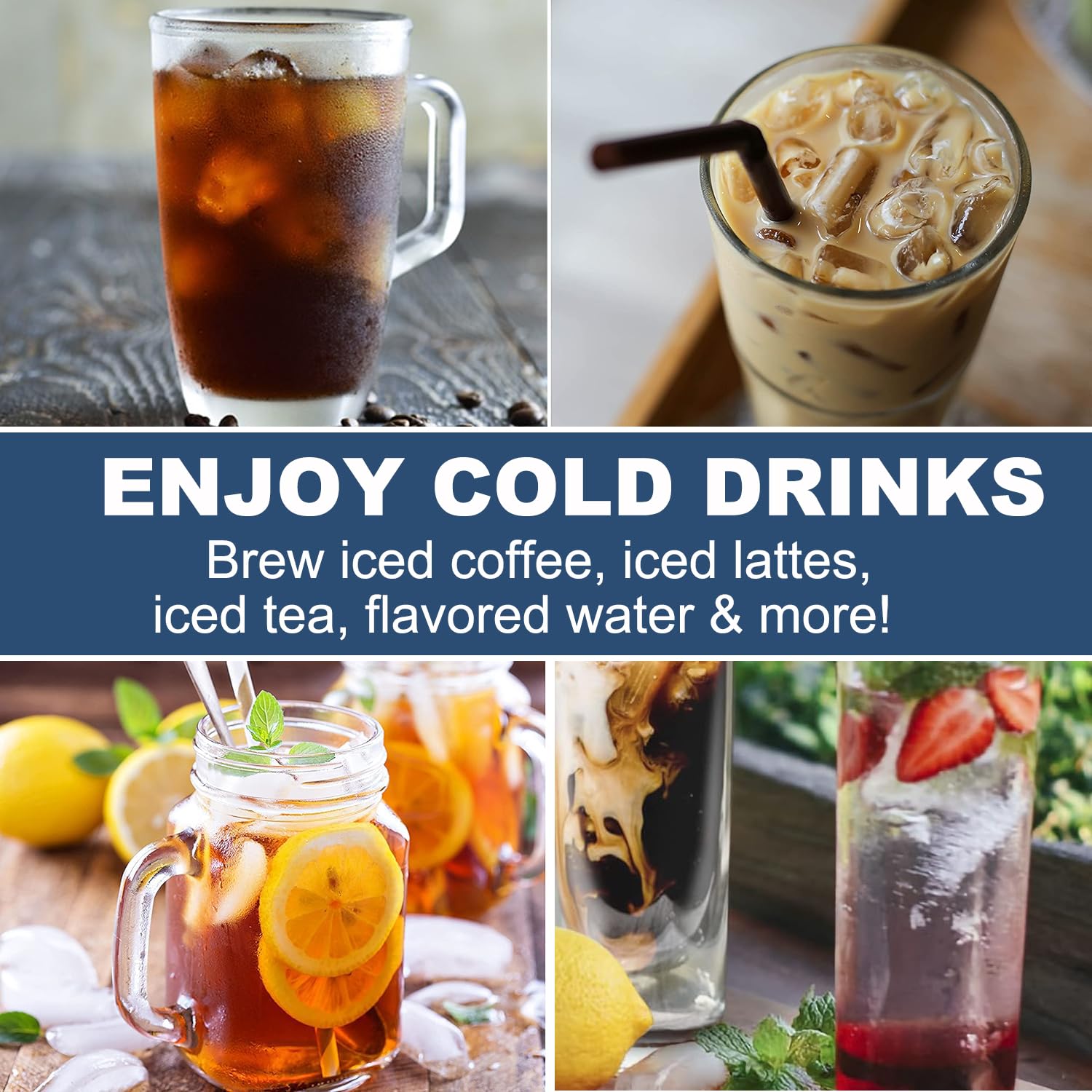 AEMEGO stainless steel decoration adds a modern touch to the countertop.