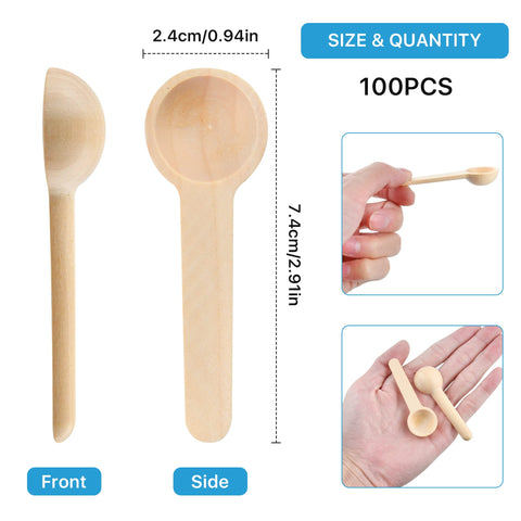 Aemygo small spoons with spice jar use for precise scooping