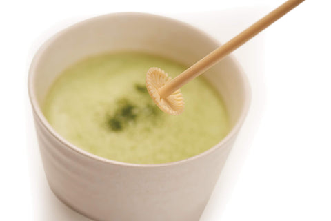 Includes two AA batteries for immediate frothing with Aerolatte Matcha Frother.