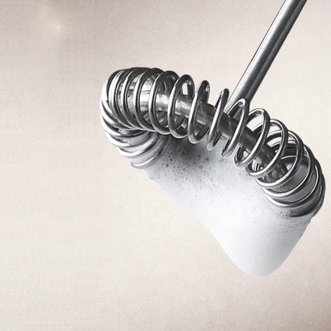 Aerolatte Milk Frother To Go compact design fits in bags for easy on-the-go use.