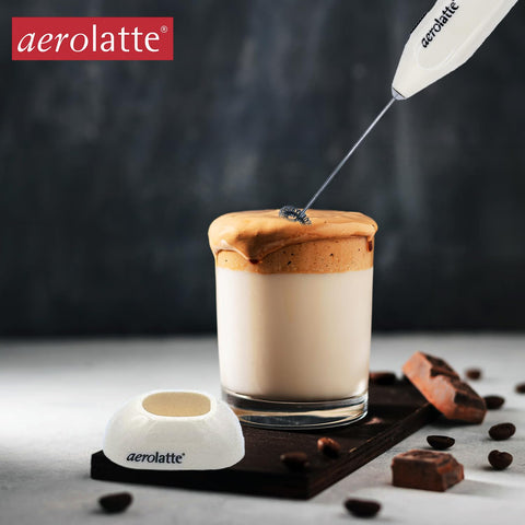 Aerolatte supports multiple milks for customized beverages.