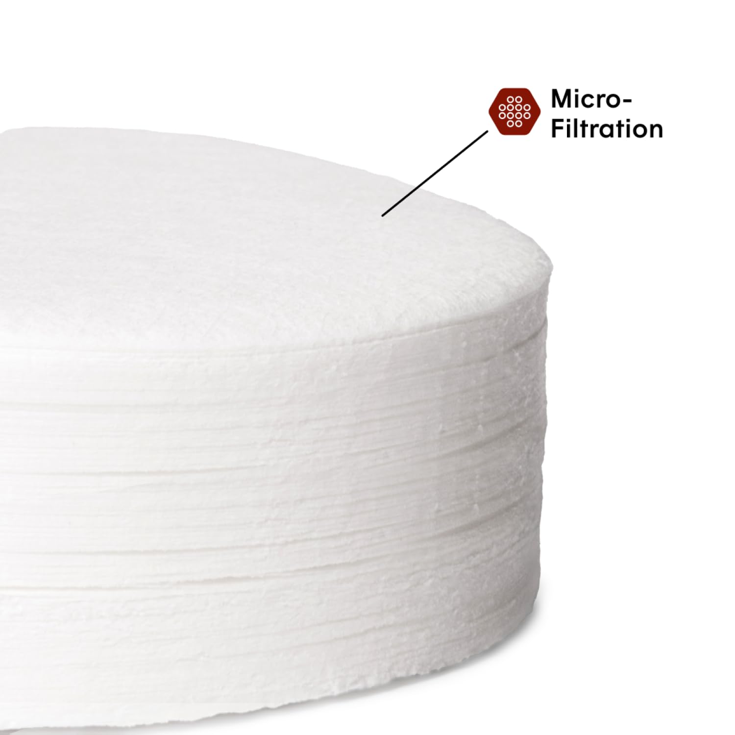 Compostable symbol on AeroPress filter packaging.