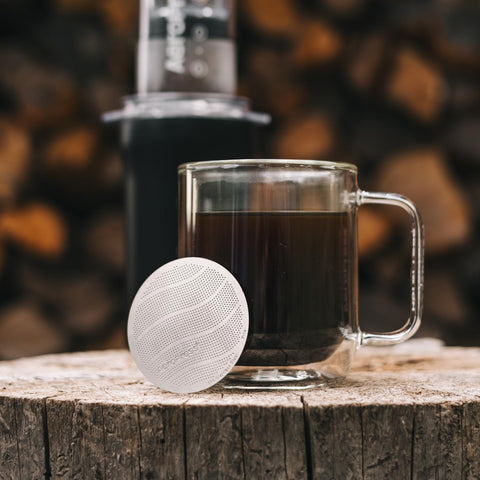 AeroPress eco-friendly filter reduces waste while preserving oils.