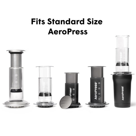 AeroPress sustainable filter is travel-ready for on-the-go coffee.