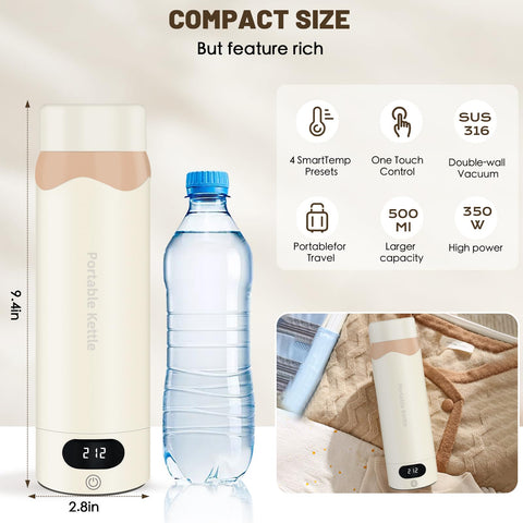 AerRoll rapid boil in about seven minutes at 350W