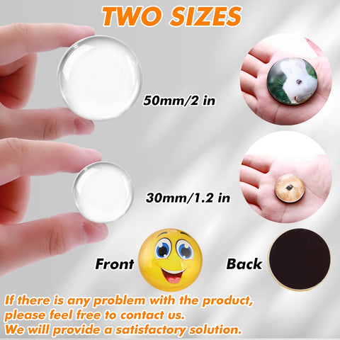 Aertiavty 30mm round magnets suitable for crafts and customizable décor.