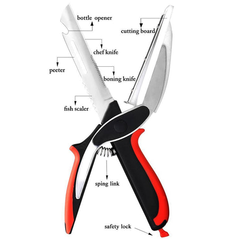 Aesmillion built-in lid opener and fish-scale remover in use