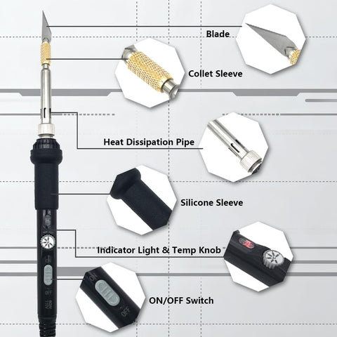 Afantti 23 blades included, ensuring clean, fine cuts for intricate designs.