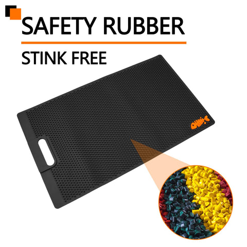 AFEISOL large 14x24 black cutting mat offers ample workspace.